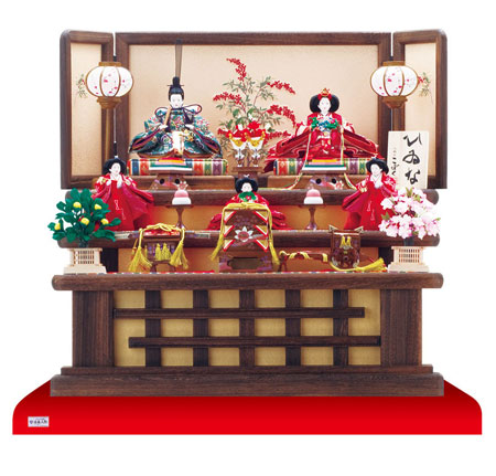 人形のまち岩槻　小木人形　雛人形　２０１６年度　三段飾りセット