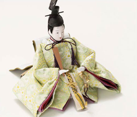 ２０１８年度雛人形　京小十番親王収納飾り　Ｎｏ１０２６　男雛