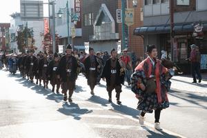 人形と歴史の町岩槻　鷹狩り行列