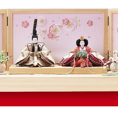 雛人形・親王飾り　京十一番親王　木曽檜平台セットNo1009D