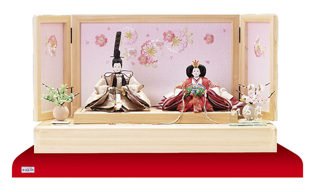 雛人形・親王飾り　京十一番親王　木曽檜平台セットNo1009D