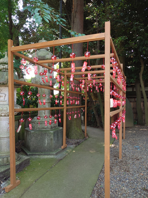 人形のまち岩槻　久伊豆神社　夏越しの祓　風鈴