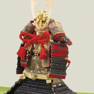 五月人形・　厳島社所蔵　重要文化財　黒韋威肩紅の大鎧模写　鎧飾り Ｎｏ３２１Ｉ　大鎧本体