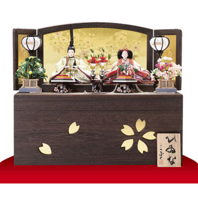 雛人形・京十一番親王 焼桐収納飾り Ｎｏ１０３２