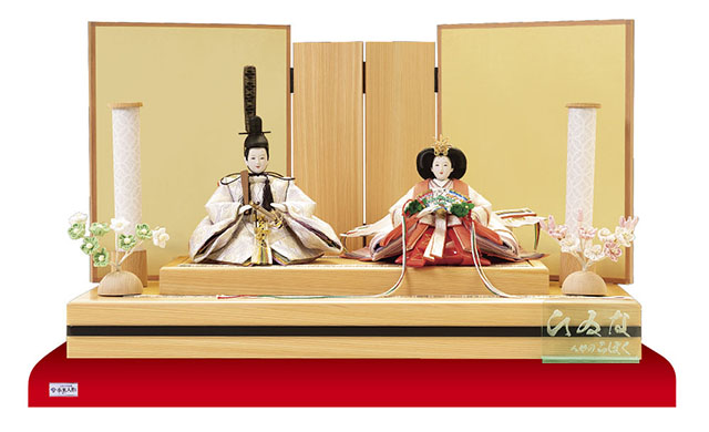 雛人形・京十二番親王　檜平台飾り　ＮＯ１２０７