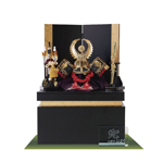 五月人形・ミニ兜収納飾り　Ｎｏ５１９