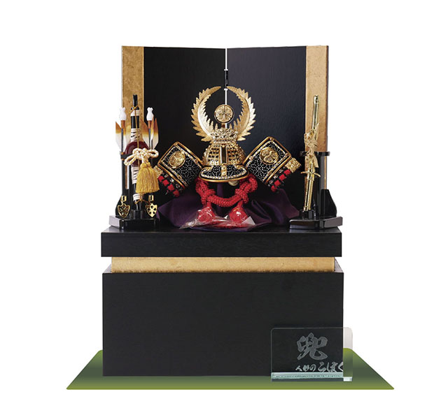 五月人形・ミニ兜収納飾り No519