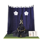 五月人形・加藤清正公兜（長烏帽子形兜）陣幕飾りＮｏ４１９２Ｂ