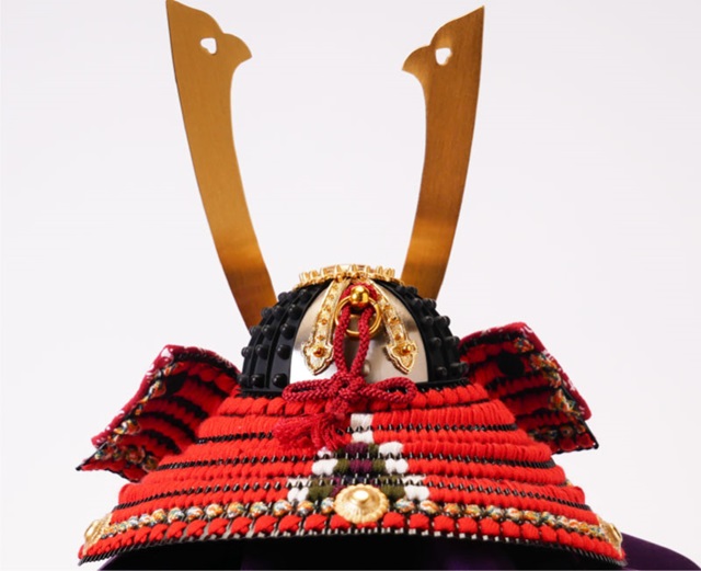 五月人形・法隆寺伝来 聖徳太子之兜 模写 五分之一兜 No３１２Ｈ　兜本体の背面