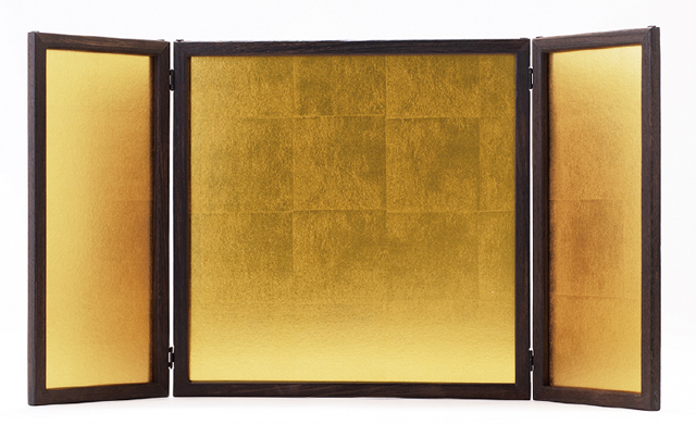 五月人形・奈良 春日大社所蔵　国宝模写　『竹に虎雀』金物赤糸威大鎧飾り　Ｎｏ３４１Ａ　金屏風