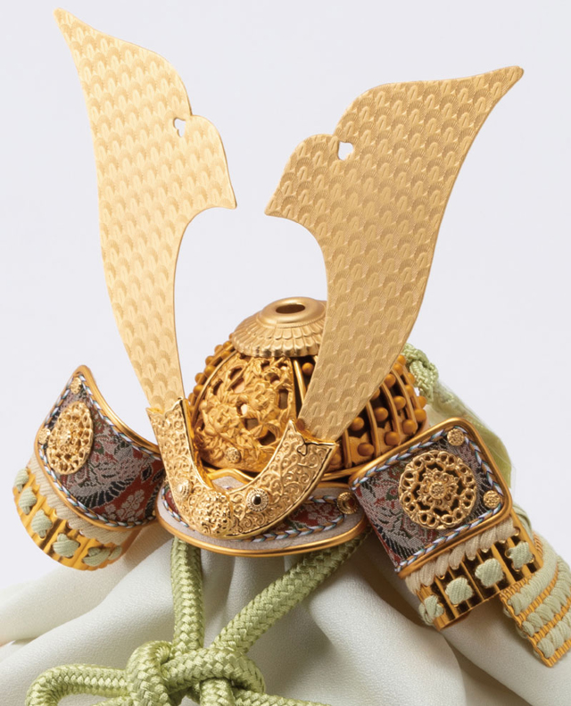 五月人形・天賦之兜飾り 葵セット 3993 兜本体