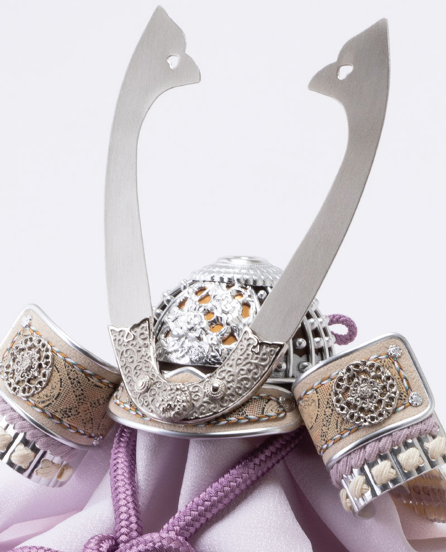 五月人形・天賦之兜 藤セット 鈴甲子 雄山作 No3994 兜本体