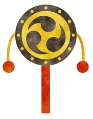 でんでん太鼓　お子様の行事　おひ宮参り