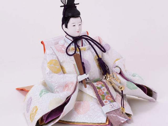 京十番親王衣装着親王 飾りの雛人形 Ｎｏ１０１２　男雛