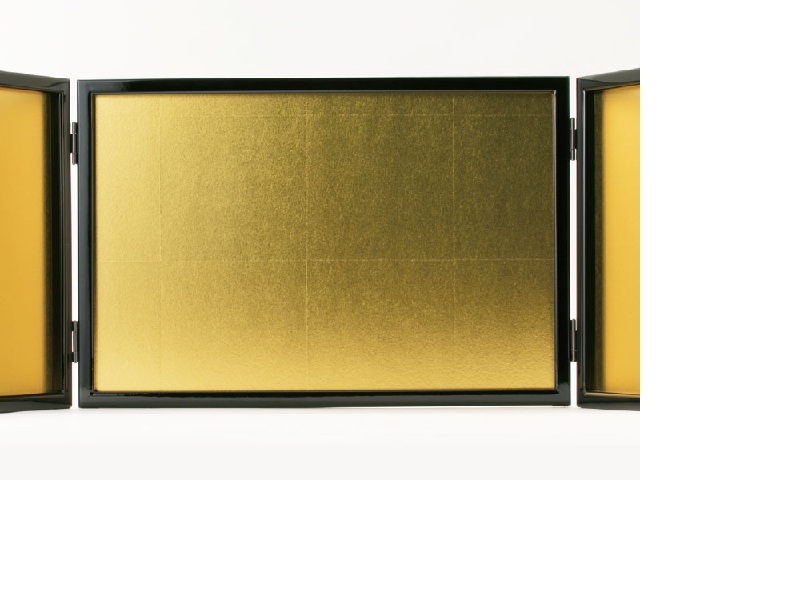 雛人形・木目込親王立雛紫野平台飾りNo8700 金屛風