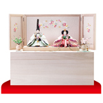 雛人形・京十一番親王白木桐収納飾りＮｏ１０２２Ｂセット　