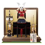 五月人形・広島　厳島神社所蔵 　国宝模写 紺糸威之大鎧り３２１F