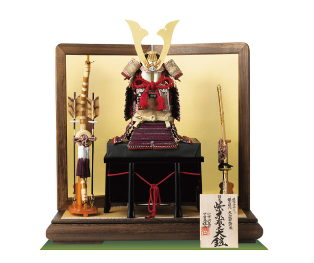 五月人形・愛媛 大山祇神社所蔵　国宝紫糸威大鎧模写鎧飾りＮｏ３２１-Ｋ
