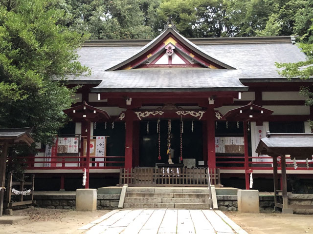 山梨県　甲州市塩山上於曽　菅田天神社