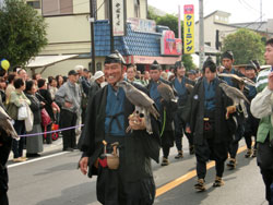 第６回 城下町岩槻　鷹狩り行列の様子