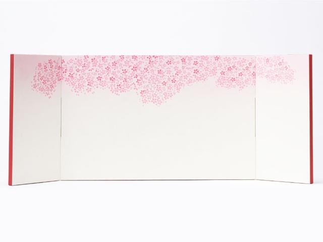 雛人形・木目込人形 一秀 五人飾り No2306A 雛屏風