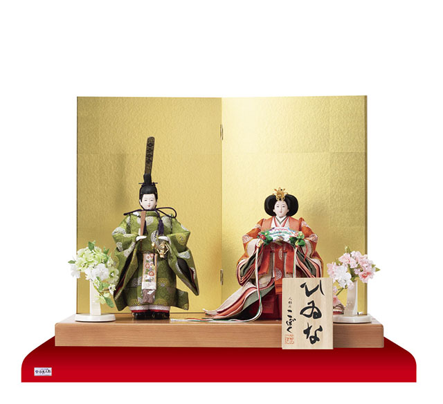 雛人形・京十番親王立雛平台飾りNo1305Ａ