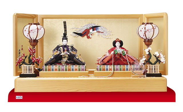 雛人形・金彩刺繍衣装 松寿作 京十一番親王 平台飾り　Ｎｏ１３１１Ａ