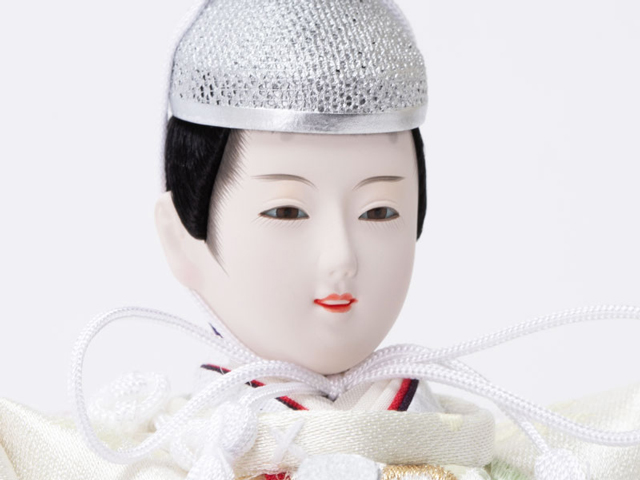 雛人形・京十一番親王焼桐平台親王飾りＮｏ１００５Ｃ　男雛のお顔