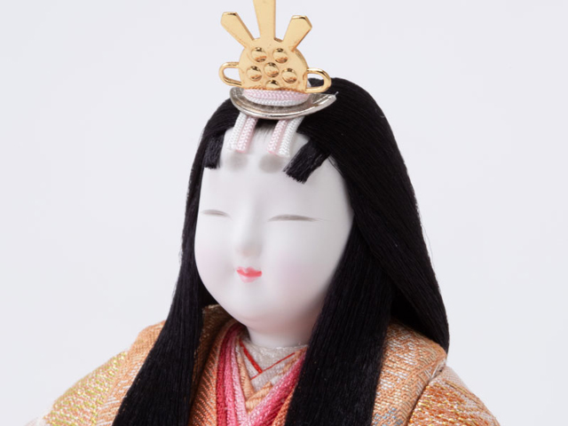 木目込親王飾　賢一作　天宇 木目込親王飾賢一作天宇