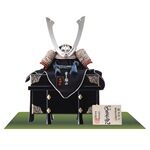 五月人形・広島　厳島神社所蔵 　国宝模写浅葱綾威兜 単品Ｎｏ４１１Ｅ