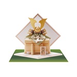 五月人形・天賦之兜　大地セット　鈴甲子 雄山作 Ｎｏ３９９５A 