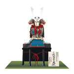 五月人形・広島　厳島神社所蔵 　国宝模写　浅葱綾威之大鎧 鎧単品 Ｎｏ３３１Ｅ