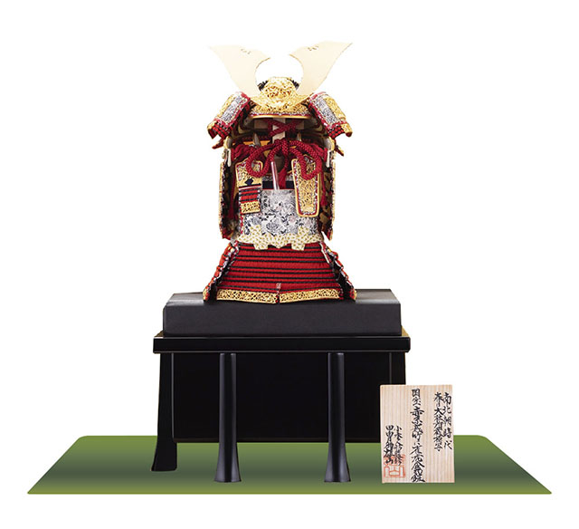 五月人形・奈良 春日大社所蔵　国宝模写　『竹に虎雀』金物赤糸威大鎧　鎧単品Ｎｏ３５１Ａ