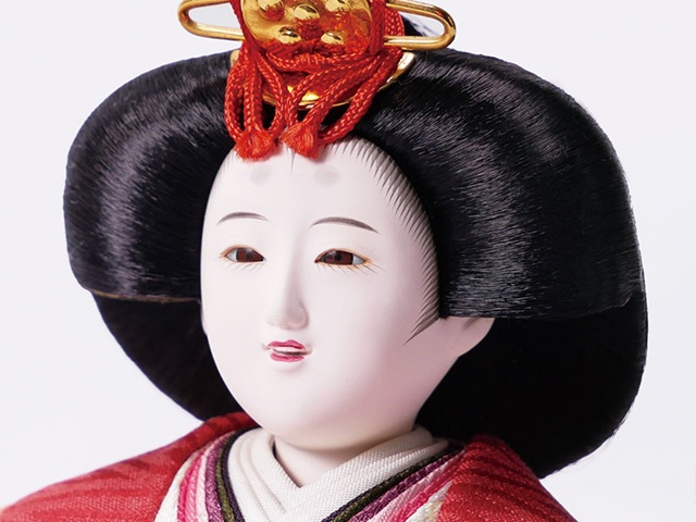 雛人形・京十一番親王 平台飾り NO1209 A 女雛のお顔