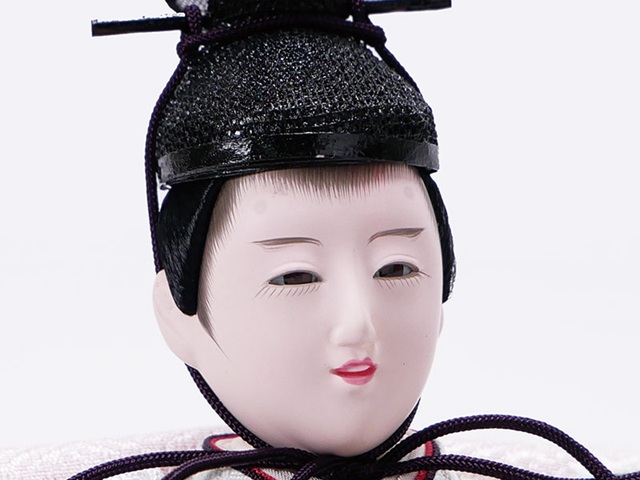 雛人形・京十一番親王 平台飾り NO1209 A 男雛のお顔