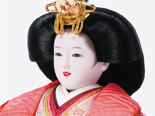 雛人形・京十一番親王　平台飾り　ＮＯ１２０９ Ｂ　女雛のお顔