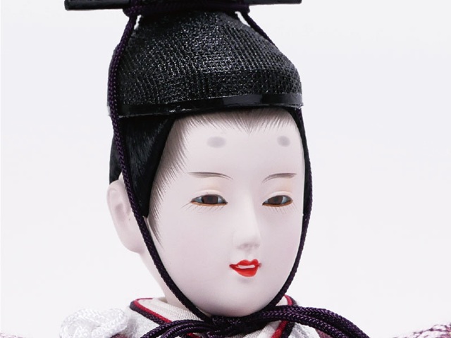 雛人形・京十一番親王　平台飾り　ＮＯ１２０９ Ｂ　男雛のお顔